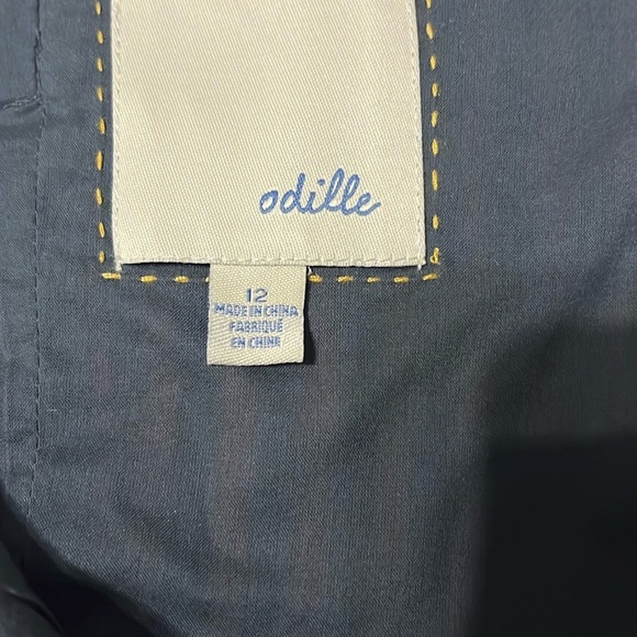 Odille Multicolored Asymmetrical Peplum Blouse - Picture 9 of 11